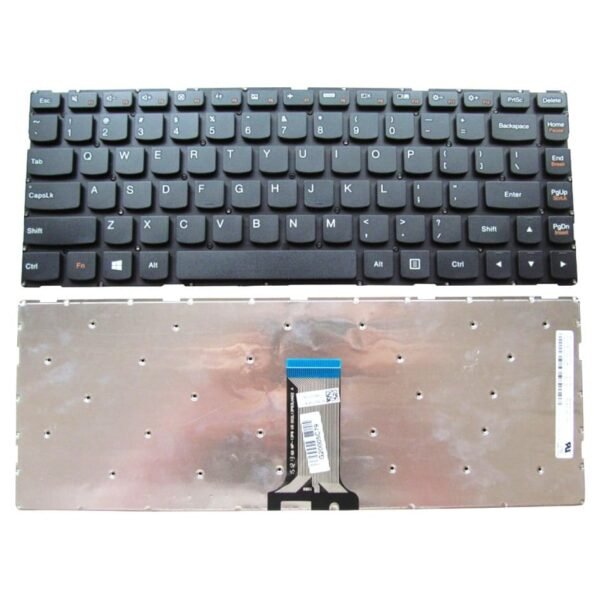 Laptop Keyboard For Lenovo IdeaPad 100S-14IBR 300s-14isk 310s-14isk 510s-14isk US Layout Black - Image 2