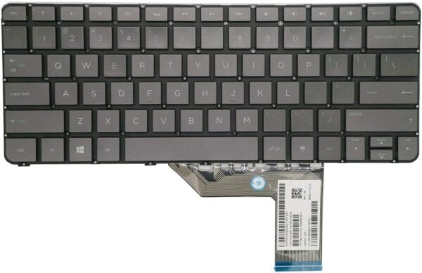 Keyboard for HP Spectre x360 13-4000 13-4100 13-4200 Silver (Without Frame, Backlit) US MP-13J73CHJ9202 - Image 2