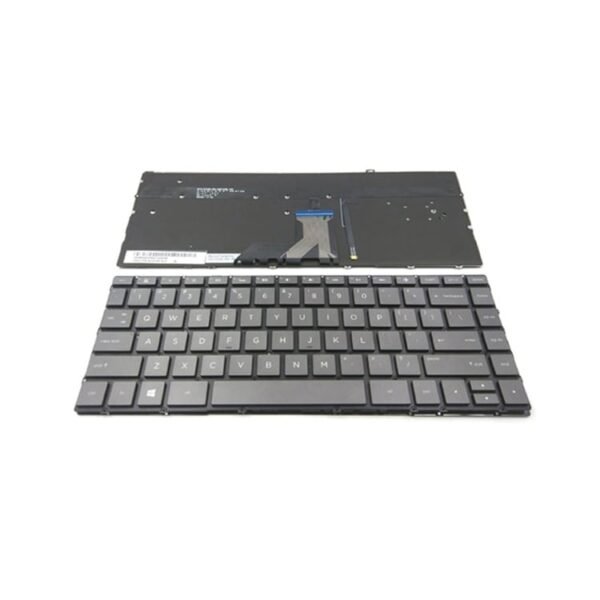HP Spectre 13 AE 13 AC Keyboard Compatible with HP Spectre x360 13-AC AE000 13-AC000 13-W000 Series 13-AC033DX 13-AC040CA 13-AE052NR 13-W020CA 13-W030CA 13-W013DX 13-W014DX Laptop Silver Backlit Keyboard - Image 2