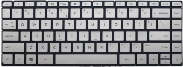 HP Spectre x360 15-ap 15t-ap000 Backlit Keyboard Silver US No Frame - Image 5
