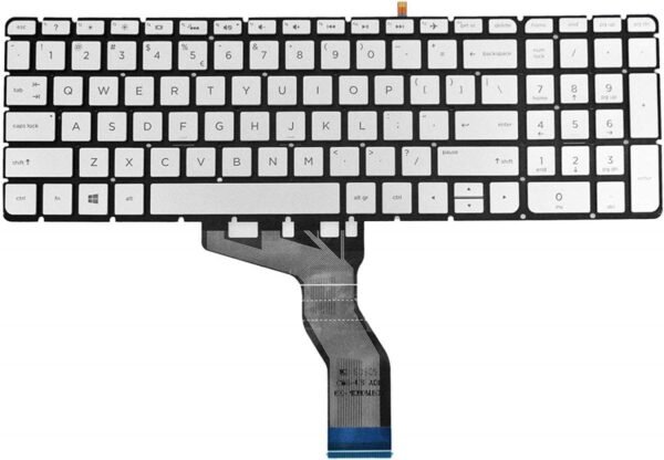 HP Pavilion 15-AU  US Layout Silver keypad no Frame no Backlit feature - Image 2