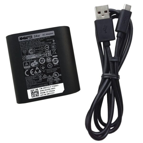 Original Wall Charger AC Adapter 24W 19.5V 1.2A for Dell Venue Pro 11-CAL077130AU DA24NM130 77GR6 HA24NM130 KTCCJ LA24NM130 Tablet Power Supply US Plug - Image 3