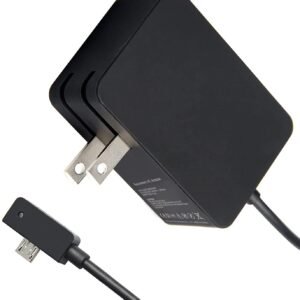 Original Genuine Microsoft 5.2V 2.5A Surface 3 AC Power Adapter Charger for Microsoft Surface 3, Model 1623 1624 1645 Tablet with USB Charging + Charging Cable