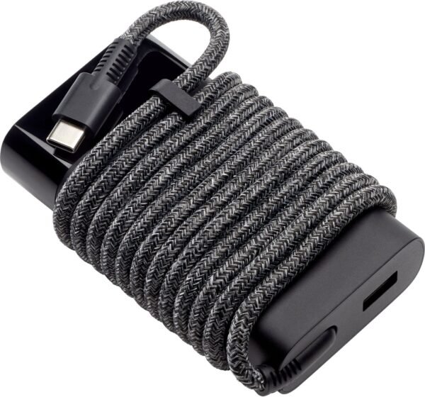 Original Genuine HP 65W USB-C Type C Woven wire Slim Travel Power Adapter
