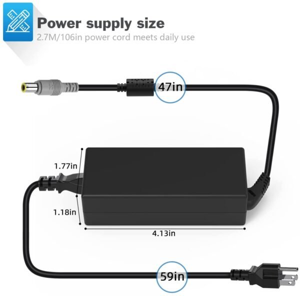 Original Lenovo Yoga 530-14IKB Yellow Pin Charger 20v 3.25A 65w  7.4 * 5.0 mm - Image 2