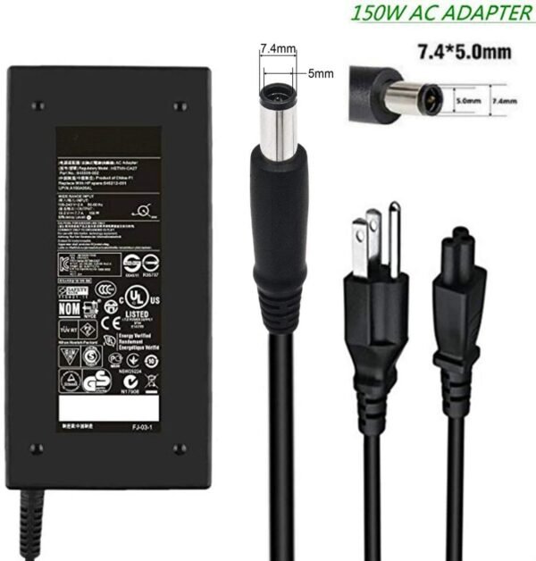 Original New Slim HP Power Supply AC Laptop Adapter 19.5V 7.7A 7.4 X 5.0 150W  7.45.0mm - Image 2