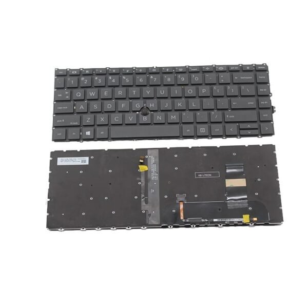 Keyboard for HP EliteBook 745 G7 745 G8 840 G7 840 G8 845 G7 Backlit - Image 2