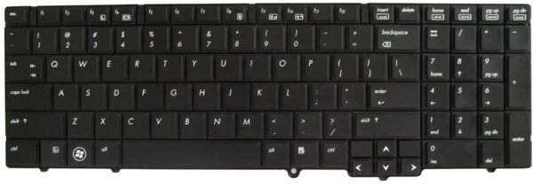 HP EliteBook 8540 8540p 8540w Series Laptop Keyboard P/N: PK1307G3A00 582648-001 PK1307G1A01 MP-09A70J0-698 SG-34400-XUA 595790-001 PK1307E1C29 MP-09A83US6698 US Layout - Image 2
