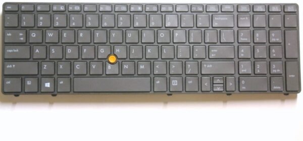 HP EliteBook 8560W 8570W US Keyboard with Frame & Backlit 690647-001 703149-001
