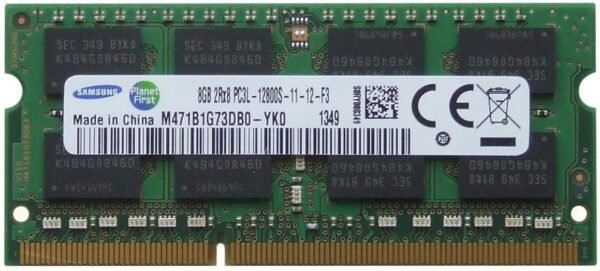 Samsung original 8GB (1 x 8GB) 204-pin SODIMM, DDR3 PC3L-12800, 1600MHz ram memory module for laptops In Nairobi Kenya