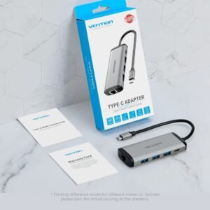 VENTION CNDHB TYPE C (8 IN 1) TO MULTI-FUNCTION  DOCKING STATION