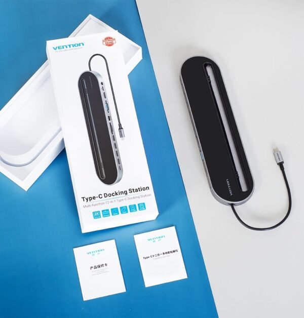 Vention THEBC Multi-Function 12 in 1 Docking Station (Black) - Image 8