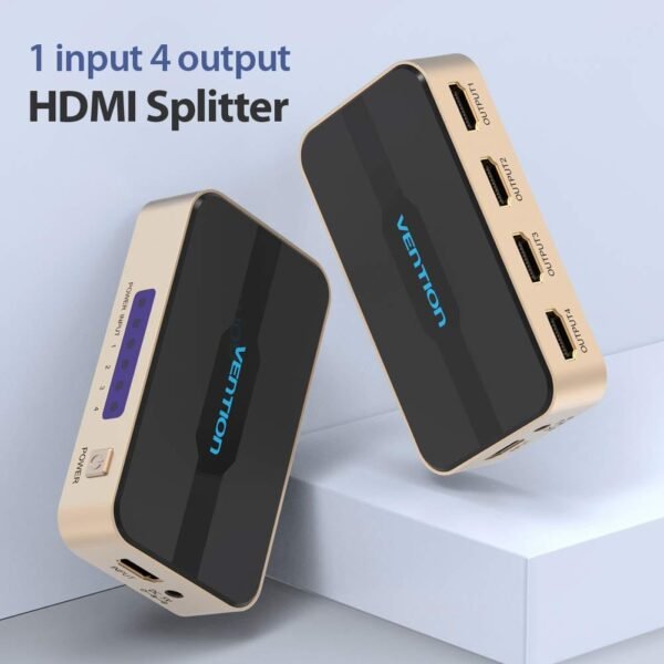 Vention ACCG0 1 In 4 Out HDMI Splitter (Black Color) - Image 3