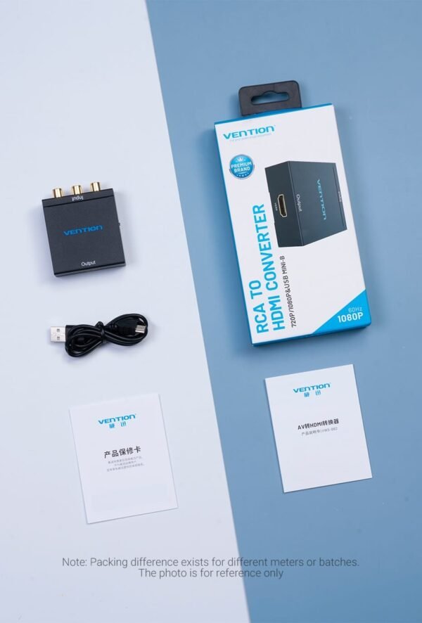 Vention AEFB0 RCA To HDMI Converter (Black Metal Type) - Image 6