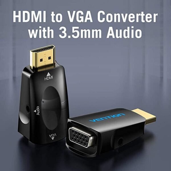 Vention -AIDB0 HDMI To VGA Converter With 3.5MM Audio - Image 2