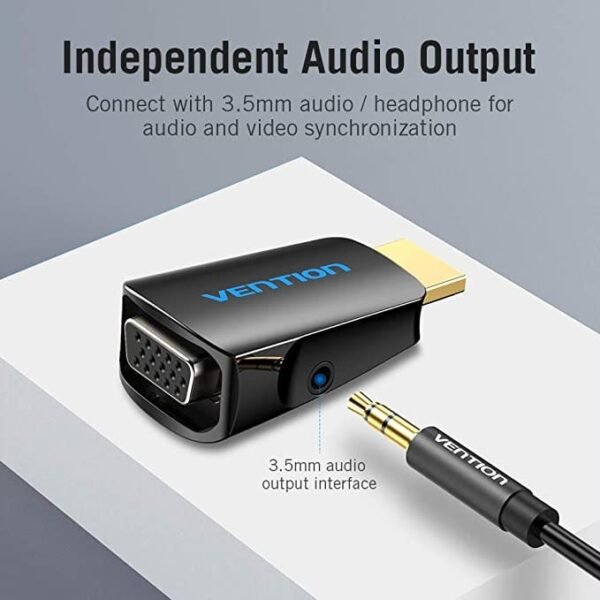 Vention -AIDB0 HDMI To VGA Converter With 3.5MM Audio - Image 3
