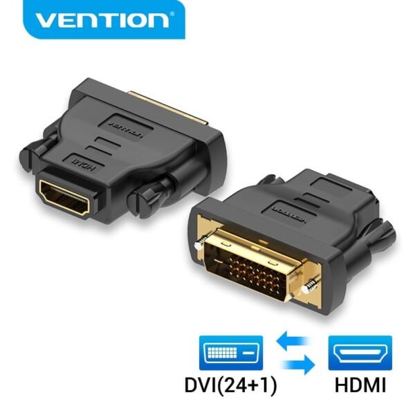 VENTION AILB0 HDMI Female to DVI (24+1) Male Adapter Black - Image 3