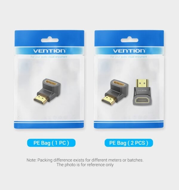 Vention AIOB0 HDMI 90 Degree Male To Female Adapter (Black) - Image 9
