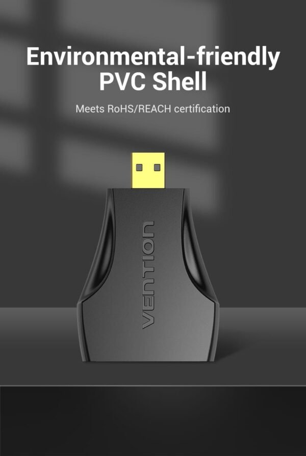 Vention AITB0 Micro HDMI Male To HDMI Female Adapter(Black) - Image 5