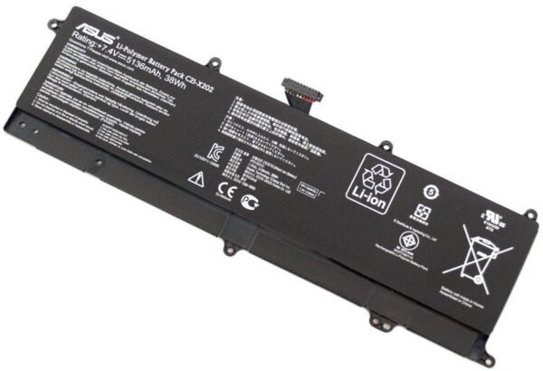 Asus C21-X202, F201E, X202E, F202E, Q200E Original Battery