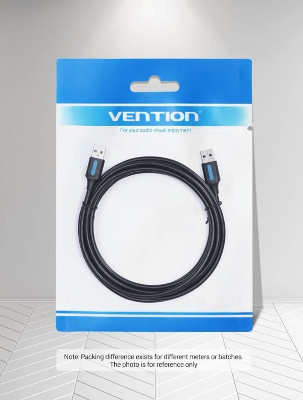 Vention USB 2.0 A Male to A Male Cable 1.5 Meter PVC Type(Black) - Image 5