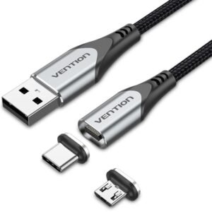 Vention CQMHF USB 2.0 A Male to 2-in-1 Micro