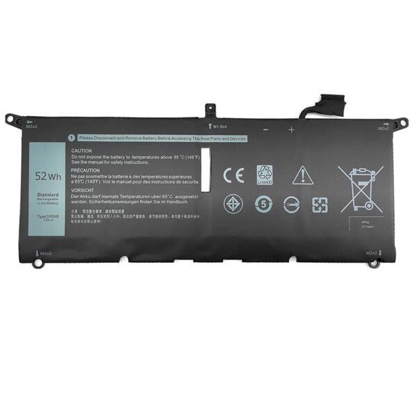 Dell XPS 13 9370 DXGH8 Genuine Original High Quality Laptop Battery ( 6 months Warranty) - Image 3
