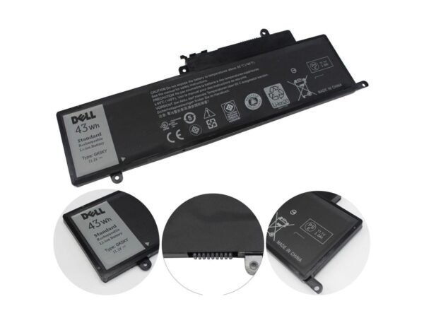 Dell Inspiron GK5KY 13 7000 7347 7348 7359 7558 Inspiron 11 3147 3148 3152 Laptop 451-BBKK RHN1C 04K8YH 4K8YH 92NCT 092NCT P20T Original Laptop Battery ( 6 months Warranty) - Image 3