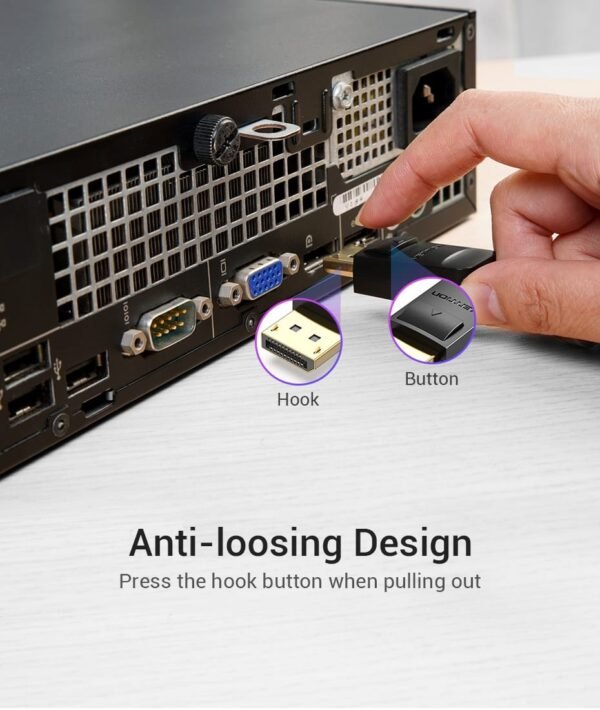 Vention Display Port To HDMI Cable 1.5 Meter (Black) VEN-HADBG - Image 2