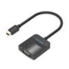 Vention HBDBB Mini  (DP) To VGA Converter 0.15M- Black
