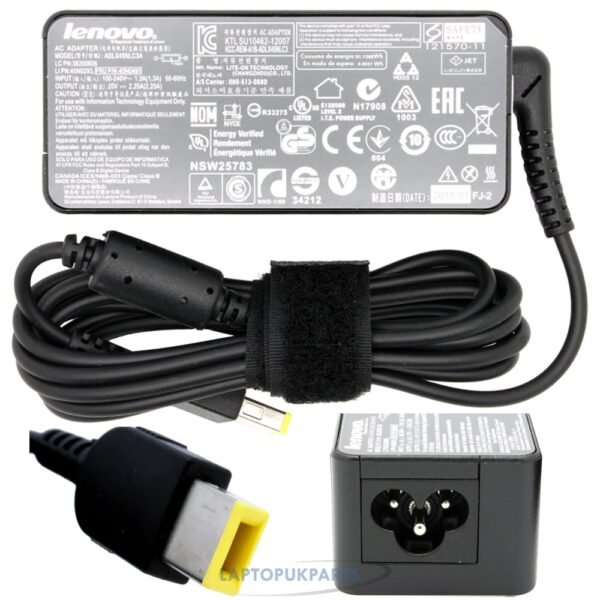 20V 2.25A 45W ORIGINAL Laptop Charger for Lenovo ThinkPad ADLX45NLC3 ADLX45NDC3A ADLX45NCC3A 0C19880 59370508 Laptop Ac Adapter