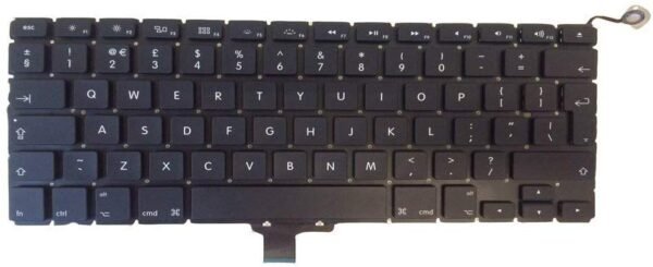 MacBook Pro 13-inch A1278 2008 2009 2010 2011 2012 2013 2014 2015 Year Keyboard UK Layout with Back-light/Backlit - Image 4