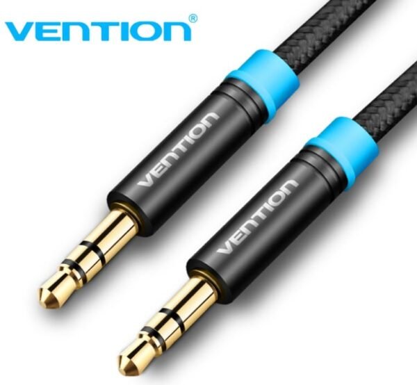 Vention P350AC150-B-M Cotton Braided 3.5mm Male To Male Audio
