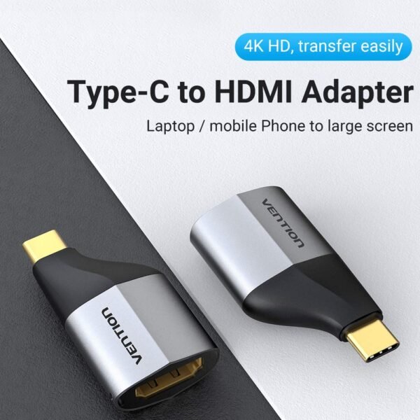Vention TCAH0 Type-C Male to HDMI Female Adapter (Gray) - Image 2