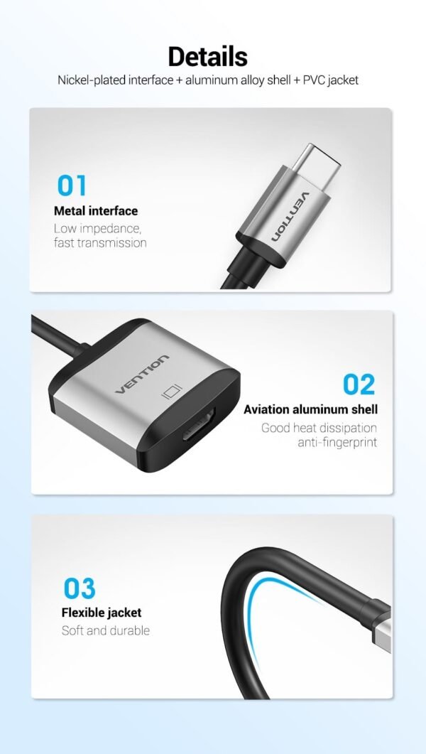 Vention TDAHB Type-C To HDMI Converter - Image 3