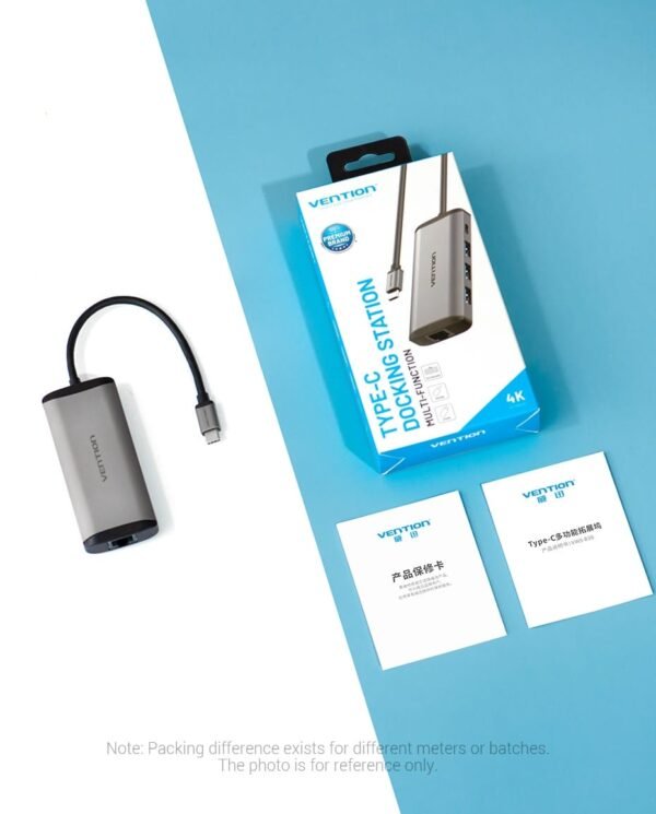 Vention THAHB Multi-function Type-C (9 in 1) to HDMI+USB3.0 - Image 8