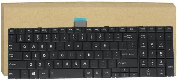 New Black US Layout Keyboard with Frame for Toshiba Satellite C55-A5105 C55-A5180 C55-A5249 C55T-A C55-A5302 C55-A5308 Series Part Number V143026CS1 132412258 Laptop Keyboard in Nairobi Kenya - Image 5