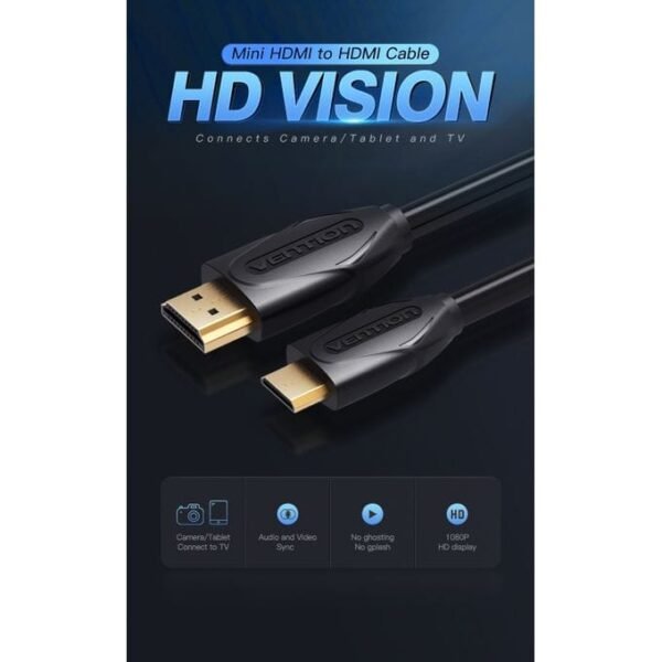 Vention VAA-D02-B200 Mini HDMI 2 Meter (Black) - Image 5