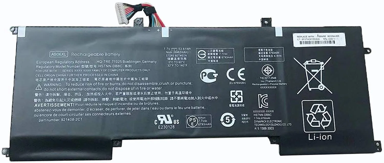 HP AB06XL Battery for Envy 13-AD Laptop