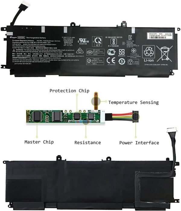 HP AD03XL Original Genuine Laptop Battery ( 6 months Warranty) - Image 3