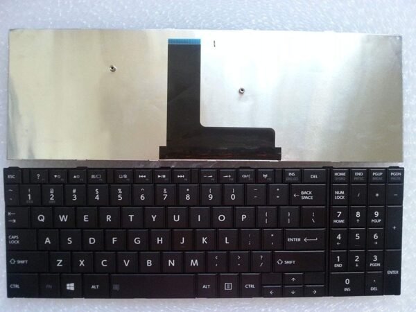 Toshiba Satellite C50  C50-B C50A-B C50D-B C50T-B C55-A C55-B L50-B C55D-B C55DT-B C55T-B Series Black UK Layout Laptop Keyboard - Image 2
