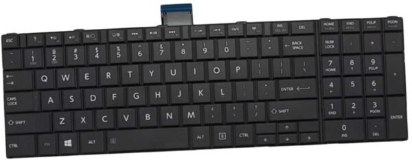 Toshiba Satellite C50  C50-B C50A-B C50D-B C50T-B C55-A C55-B L50-B C55D-B C55DT-B C55T-B Series Black UK Layout Laptop Keyboard - Image 3
