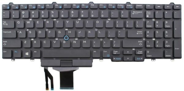 Original New for Dell Latitude E5550 Keyboard US Layout | Color Black