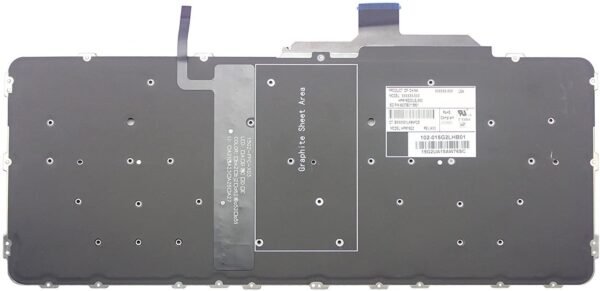 Keyboard for HP EliteBook Folio G1 US Black Backlit - Image 2