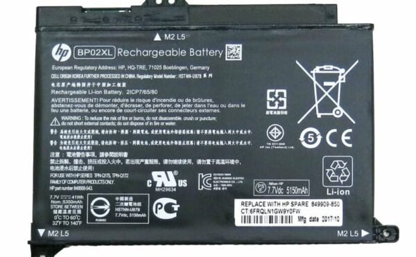 HP BP02XL battery for HP Pavilion 15-Au series, Pavilion 15-Aw series Original Laptop Battery in Nairobi