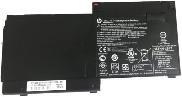 HP EliteBook 820 G1, 820 G2, 720 G2 SB03XL SB03046XL Original Genuine HP Battery ( 6 months Warranty) - Image 4