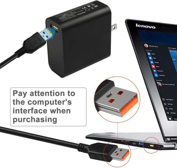 Lenovo-Yoga-3 Pro, Yoga 3 11", Yoga 3 14", Yoga 700, Yoga 900S, IdeaPad Miix 700 20V 3A Laptop Adapter AC charger in Nairobi Kenya - Image 3
