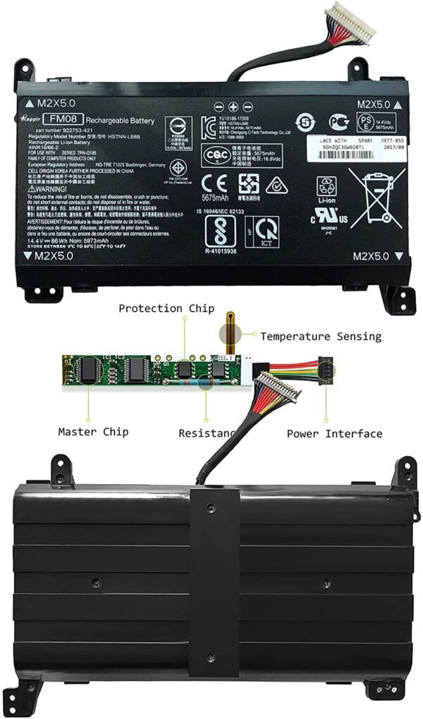 HP Omen 17-AN FM08 16 pin/12 pin Original Genuine Battery ( 6 months Warranty)