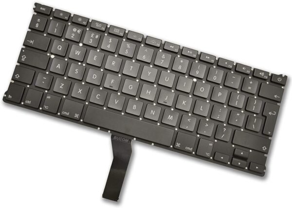 Apple MacBook A1466 Air 13 A1369 2011  UK Keyboard Layout Black QWERTY KEYBOARD - Image 2