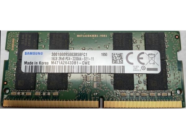 Samsung Laptop Ram 16GB Single DDR4 3200 MT/s (PC4-25600) CL22 DR x8 Unbuffered DIMM 288-Pin Memory In Nairobi Kenya - Image 3